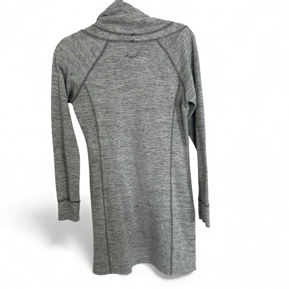 Kuhl Women's Heather Gray Cowl Neck Sweater Dress - Picture 2 of 6